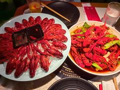 一大盆十八香大虾-沪小胖·小龙虾·蓝龙王(八佰伴店)
