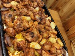 料理烤老味道鸡块-老东镇啤酒屋海鲜加工·蒸汽海鲜·海鲜烧烤(台东店)