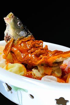 糖醋活鲤鱼两吃-御仙都北京菜馆·烤鸭店(双井店)