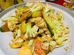 干锅有机菜花-吕氏疙瘩汤·海鲜新鲁菜(凯德mall新都心店)