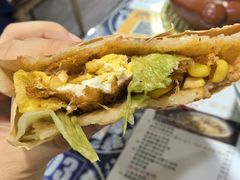-小红车炸蛋葱油饼