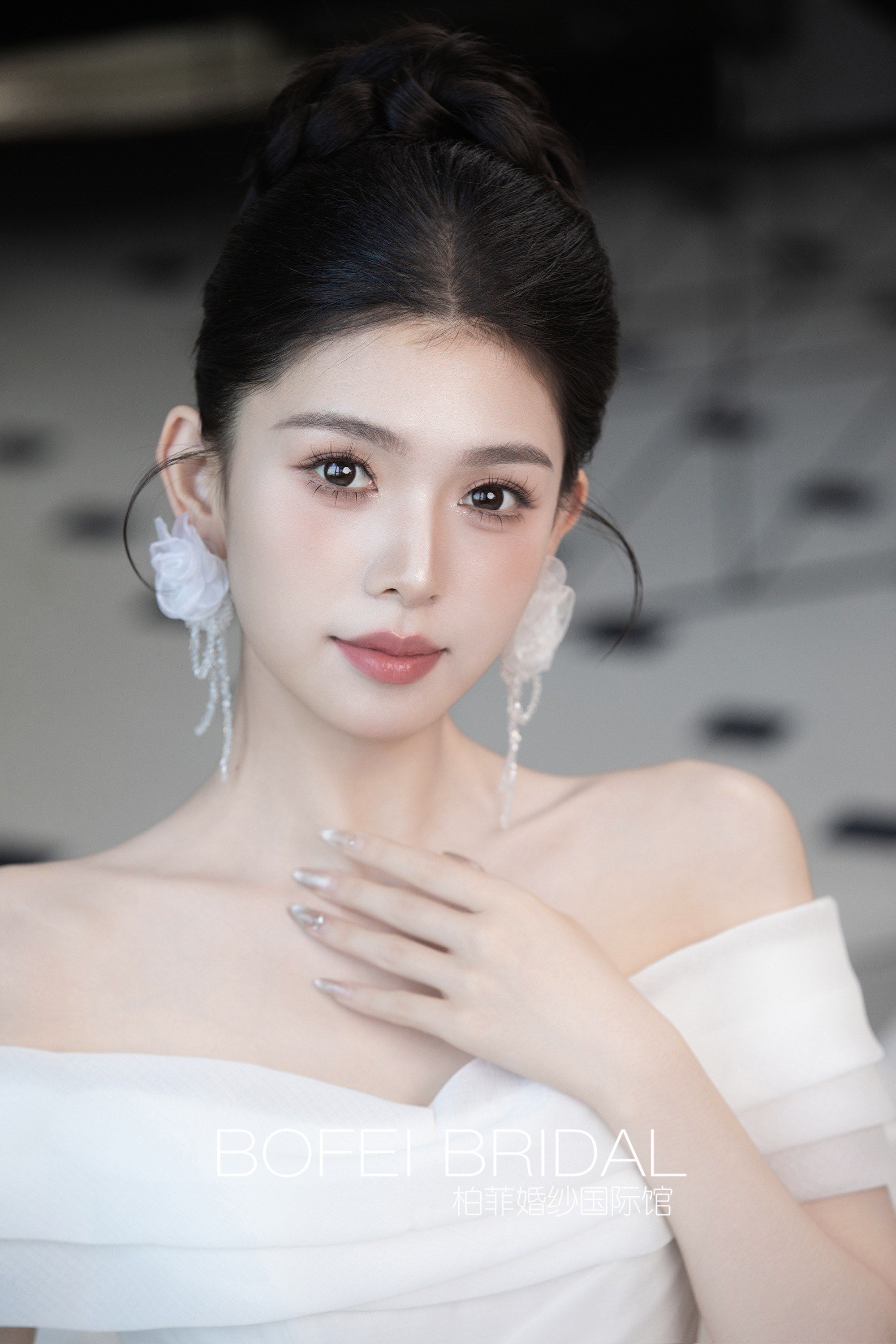 干净的高盘发77韩系白开水妆容 干净温柔的妆造永远耐看!