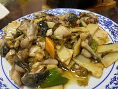 雪菜炒牛蛙-广迎居老正兴菜馆