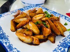 油焖茭白-七的湖·晚芳亭·阳澄湖农家菜·大闸蟹(莲花岛店)