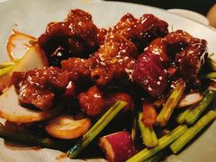 蒜香蜜汁排骨-绿茶餐厅(天津天河城店)