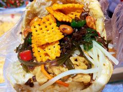 鸡蛋花干夹馍-三兄弟高炉烧饼