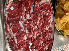 鲜切黄牛肉-楠波炭炉鸡煲馆(桥北店)
