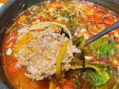 鲜猪肉沫饼-黔有有贵州酸汤夺夺粉火锅(五味十字店)