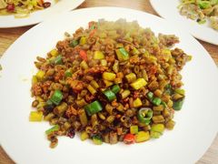 酸豆角肉沫-排骨王·三十年本地老菜馆