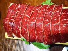 薄切雪花肥牛-谷燚大牛炭火烧肉(阳光西雅图店)
