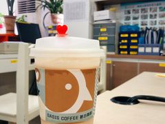 海盐焦糖冰乐-Oasis coffee燕谷咖啡(公信店)