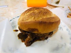 沙爹牛肉猪仔包-渔记茶餐厅(渔村店)
