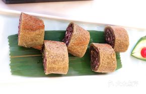 Green Tea Red Bean Thin Pancake