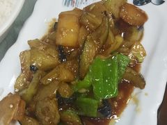 地三鲜-福园东北菜饺子铁锅炖