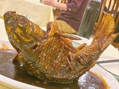 罾蹦鲤鱼-奥华餐厅·老张记(台基厂店)