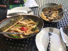 鸡肉芦笋奶油意面-bluefrog蓝蛙(皇庭广场店)