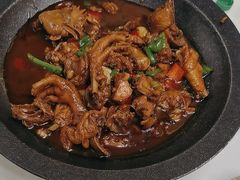-阿峰饭店·本地土菜馆·农家土鸡煲·一品神仙鸡(报福店)