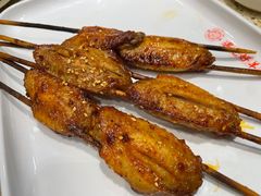 烤鸡翅-红柳枝滩羊烧烤·非遗