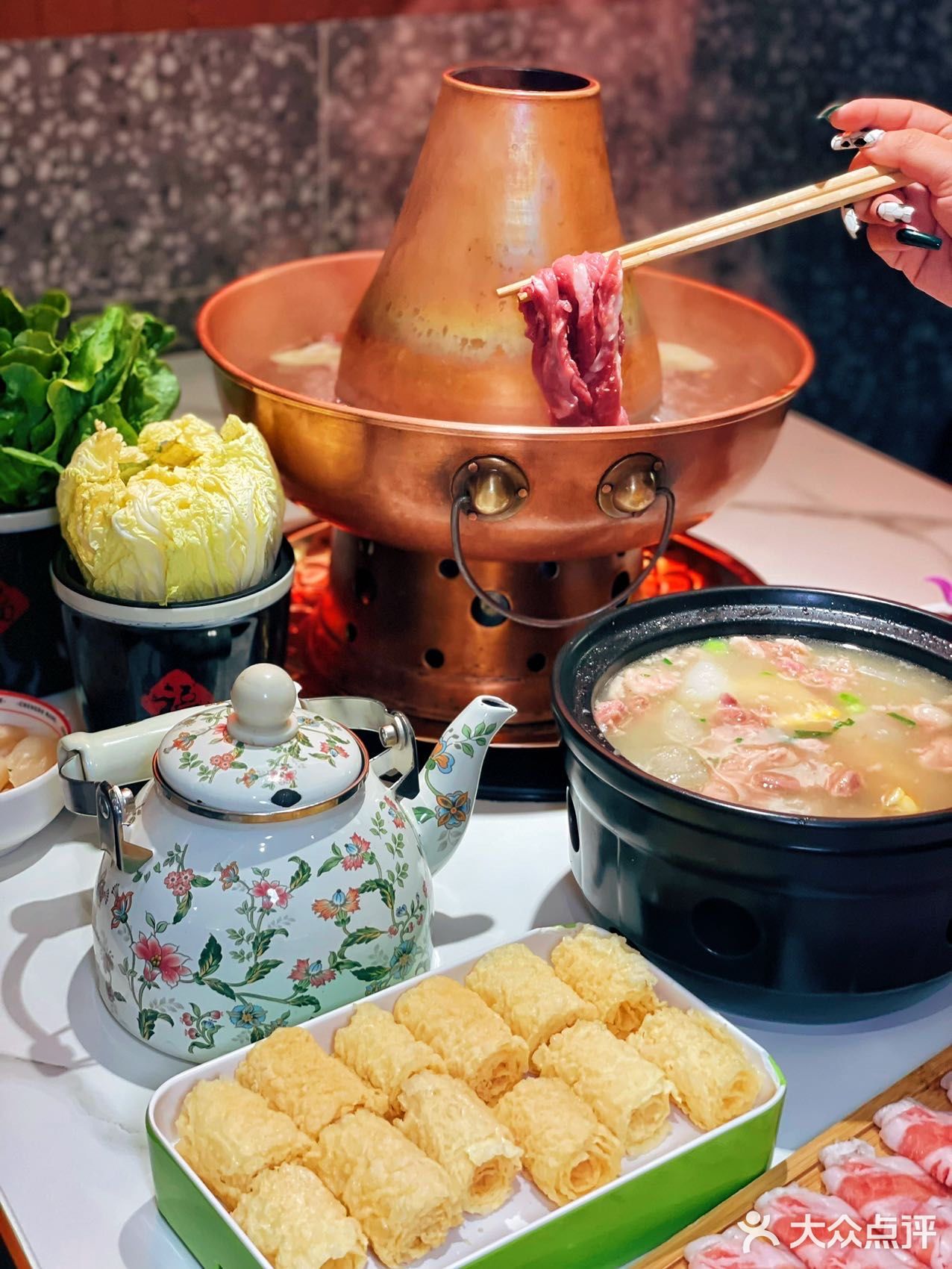 魔都的大冬天，吃老北京涮肉，冬季养生御寒暖心