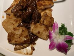 牛仔骨炒年糕-绿茶餐厅(广州天河城店)