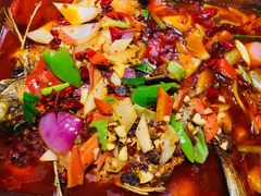 开胃托盘鱼-老兰家传统烧烤炒菜泡馍(小南门店)