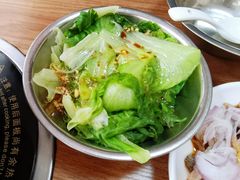 烫青菜-歪头牛肉(金龙壹号店)
