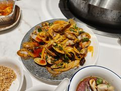 辣炒花蚬子-源味居手把签烧烤(长春一店)