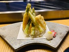 莲藕天妇罗-丽思卡尔顿·炙焰·铁板烧餐厅