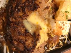 芝士牛肉汉堡套餐-Hamburg Steak Keisuke