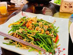 韭王炒银鱼丝-大门水乡·顺德菜