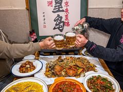 -东来菜馆•手抓海鲜家常菜•海鲜锅贴(鸽子窝店)