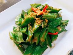 虾酱炒四角龙豆-帕蓝·暹罗料理(大学路店)