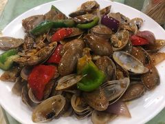 豉椒炒花甲-鹏城人家海鲜酒家·23年老字号(较场尾店)