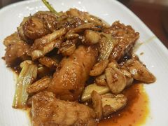 石锅葱香花椒银鳕鱼-君悦酒店·1881·北京烤鸭