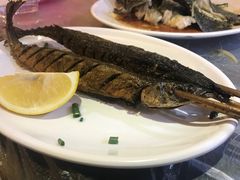 香煎秋刀鱼-覃记海鲜美食餐厅