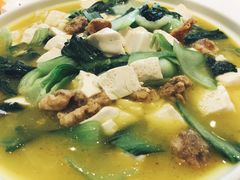 青菜豆腐油渣-道道鲜·崇明私房菜(五角场店)