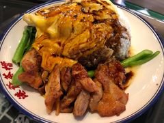 芝士滑蛋鸡扒饭-港爺茶檔·茶餐厅(东晓南路店)