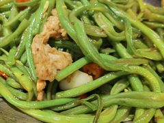 干锅扁豆丝-绿茶餐厅(平谷华联店)