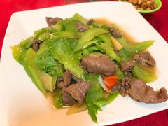 凉瓜炒牛肉-正宗波记潮州砂锅粥(新洲一街店)