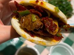 焉耆滚刀肉辣皮子夹馍-新疆巴州金丝特餐厅(大钟寺店)