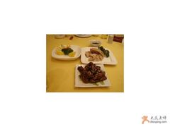冷菜X3:香芒色拉/竹林白斩鸡/糖醋小排-舒蔡记生煎菜饭(云南中路店)