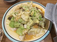 -东来菜馆•手抓海鲜家常菜•海鲜锅贴(鸽子窝店)