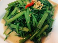 秘制虾酱炒空心菜-帕蓝·暹罗料理(曲阳店)