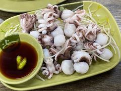芥末白灼八爪鱼-贞姨美食·老字号海鲜大排档
