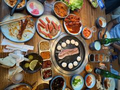 -明洞阿姨·韩式酱蟹烤肉·创意料理(三元桥店)