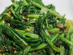 豆豉鲮鱼油麦菜-渔米粥(罗湖店)
