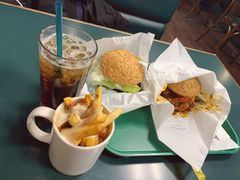 牛肉鸡蛋汉堡-幸运小丑汉堡(Bay Area本店)