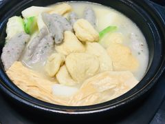 山药鱼腐鱼丸花蛤汤-农汤老店(顺联公园里店)