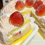 冬日愿望｜下雪❄️➕清新草莓奶油蛋糕🍰