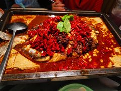 重庆豆花烤鱼-探鱼·鲜青椒爽麻烤鱼(天河优托邦店)